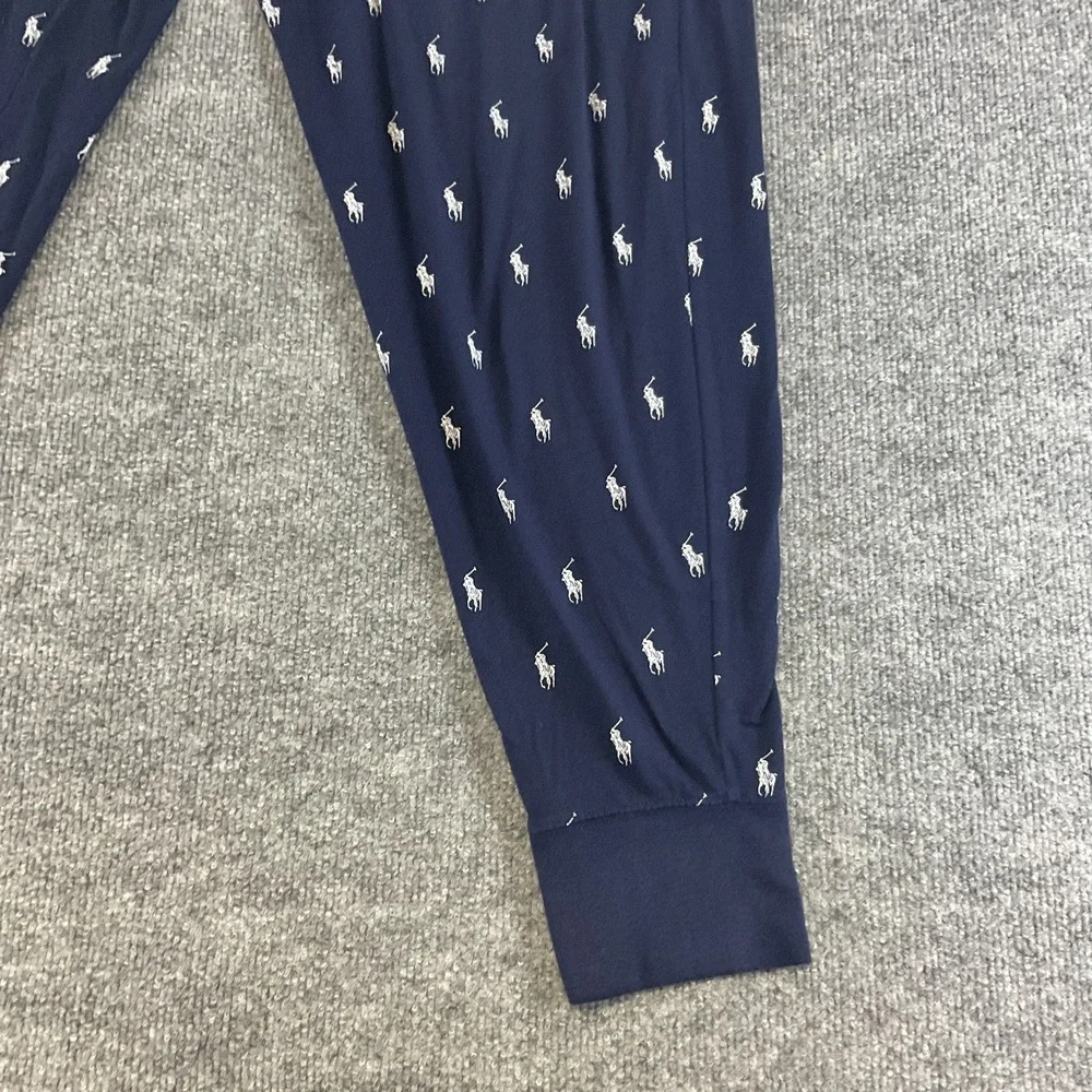 Polo Ralph Lauren Pajama Pants Mens XL Navy Pony Print Sleepwear Lounge